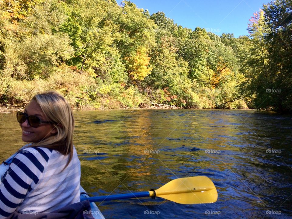 Kayaking in fall is the best! 