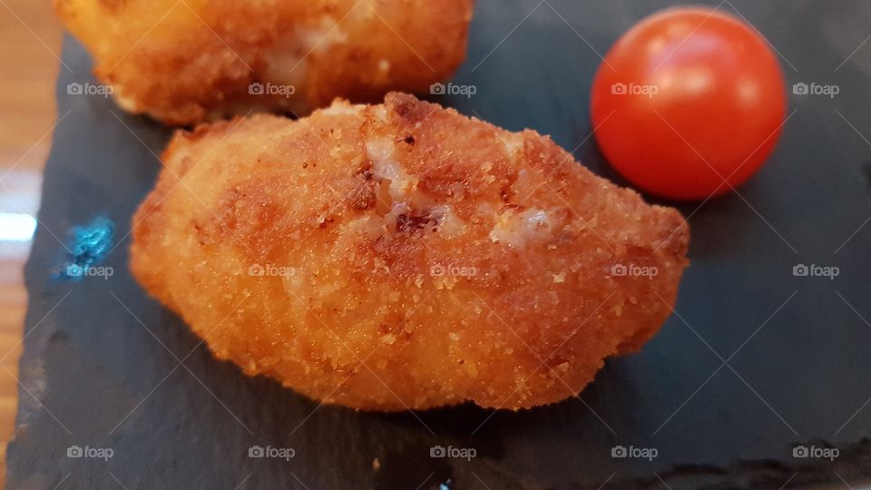 tasty and crunchy croquette