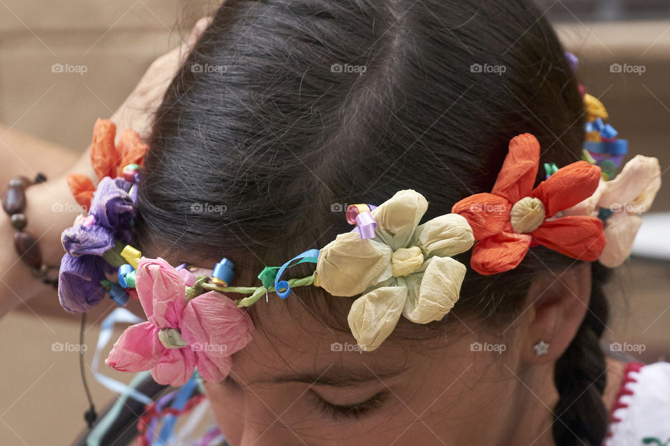 Paper Flower Crown