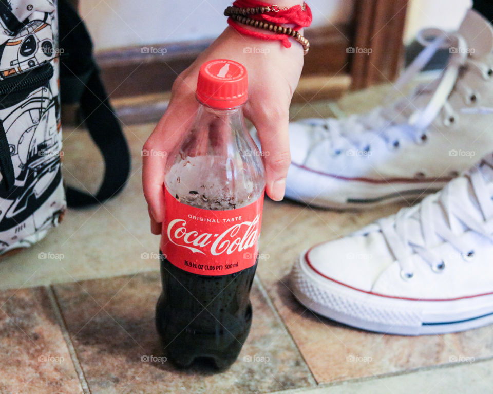 Coca’Cola - refreshing drink.