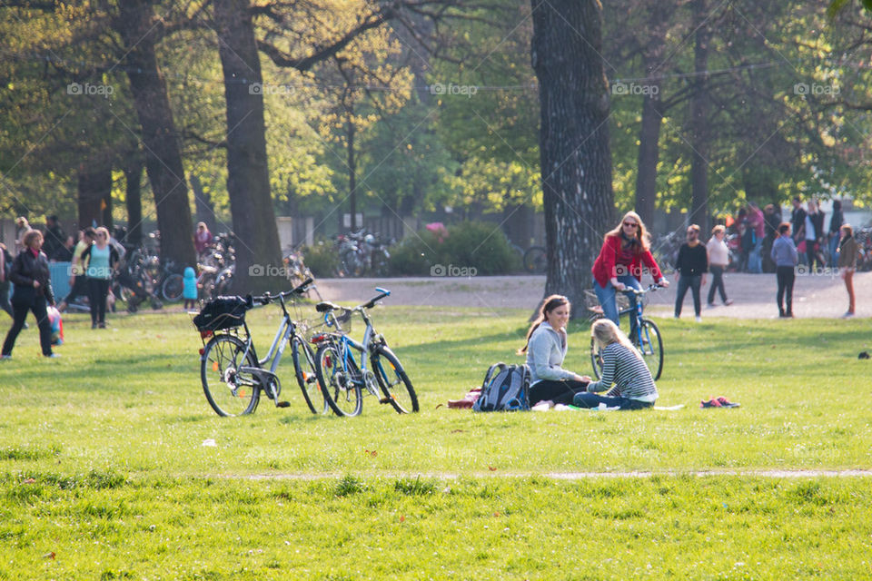 People at the park