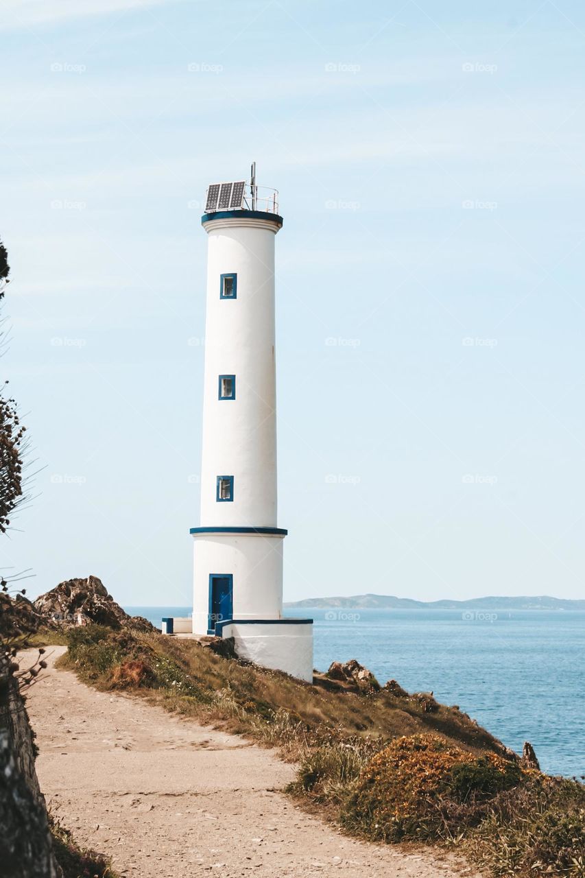 white lighthouse