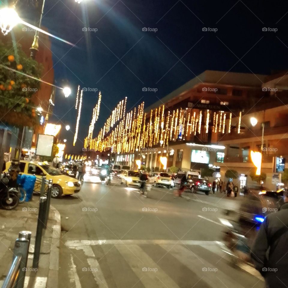 street in night , beautiful capture