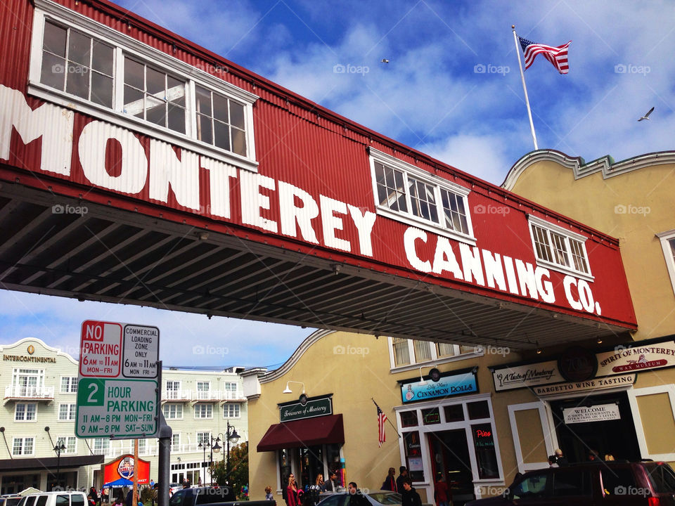 Steinbeck Cannery Row in Monterey California