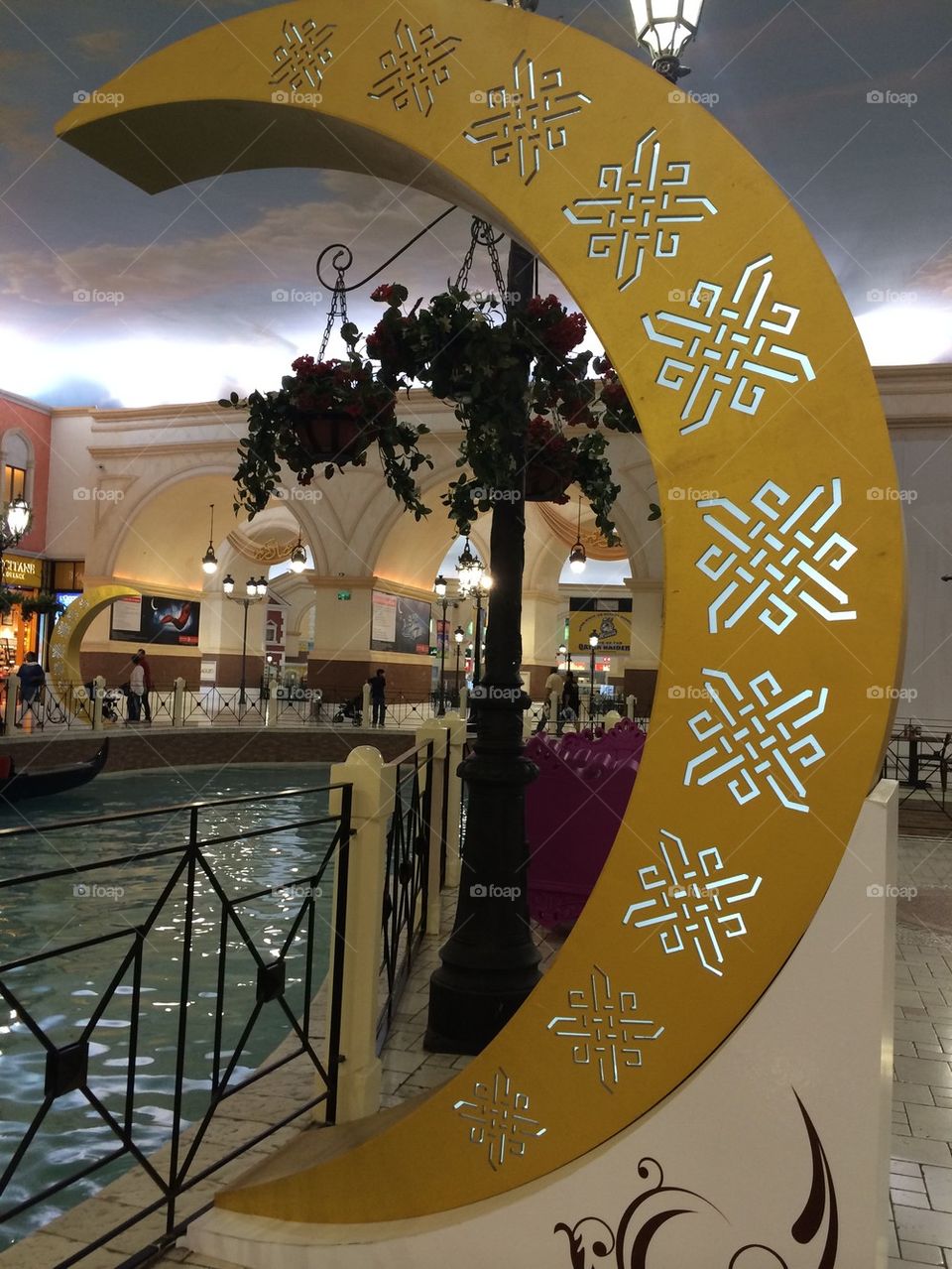 Ramadan moon decoration