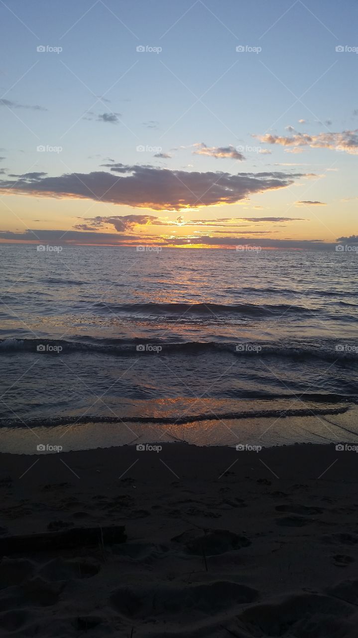 Lake Michigan sunset