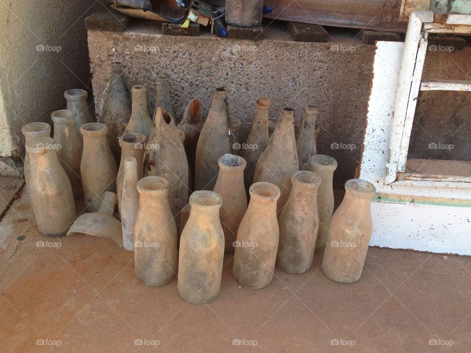 Unearthing a treasure. While doing renovations we unearthed a large collection of bottles circa 1930s.  Whyalla, South Australia