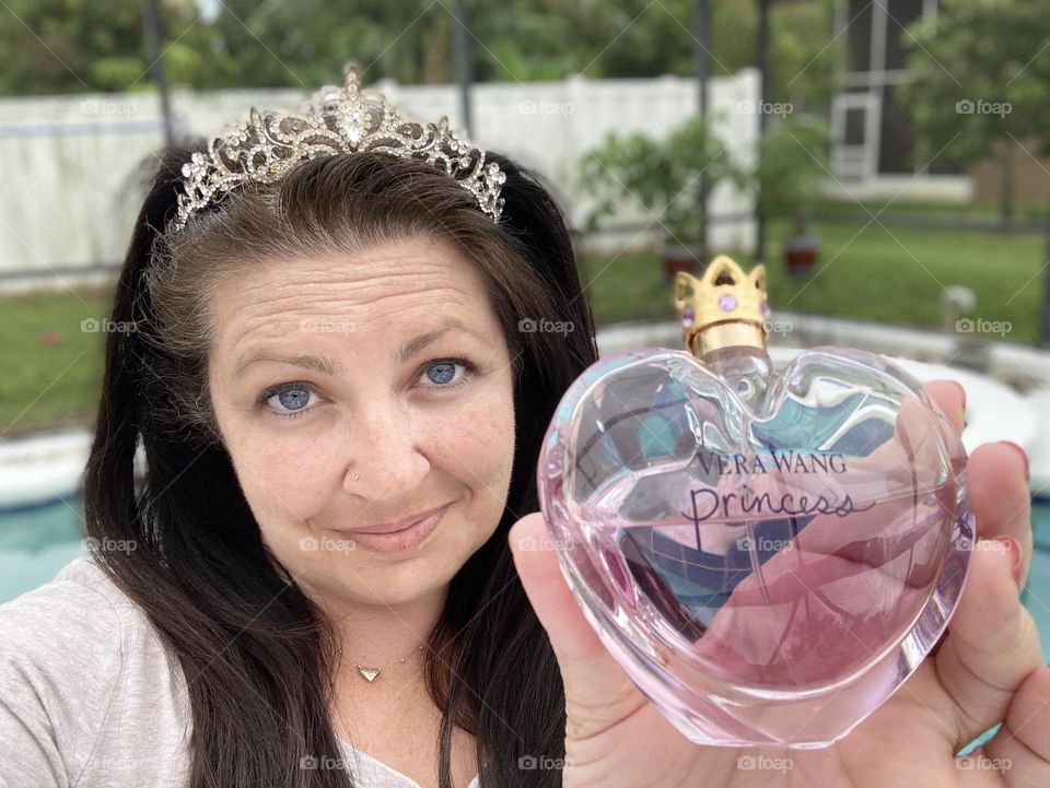 Vera Wang Princess perfume product photography 