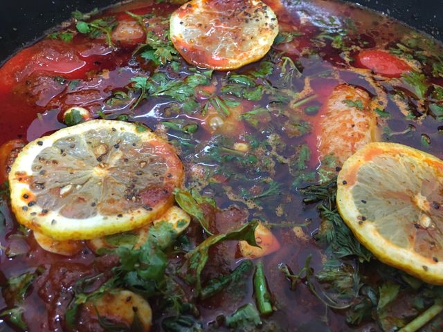 Moroccan spicy fish