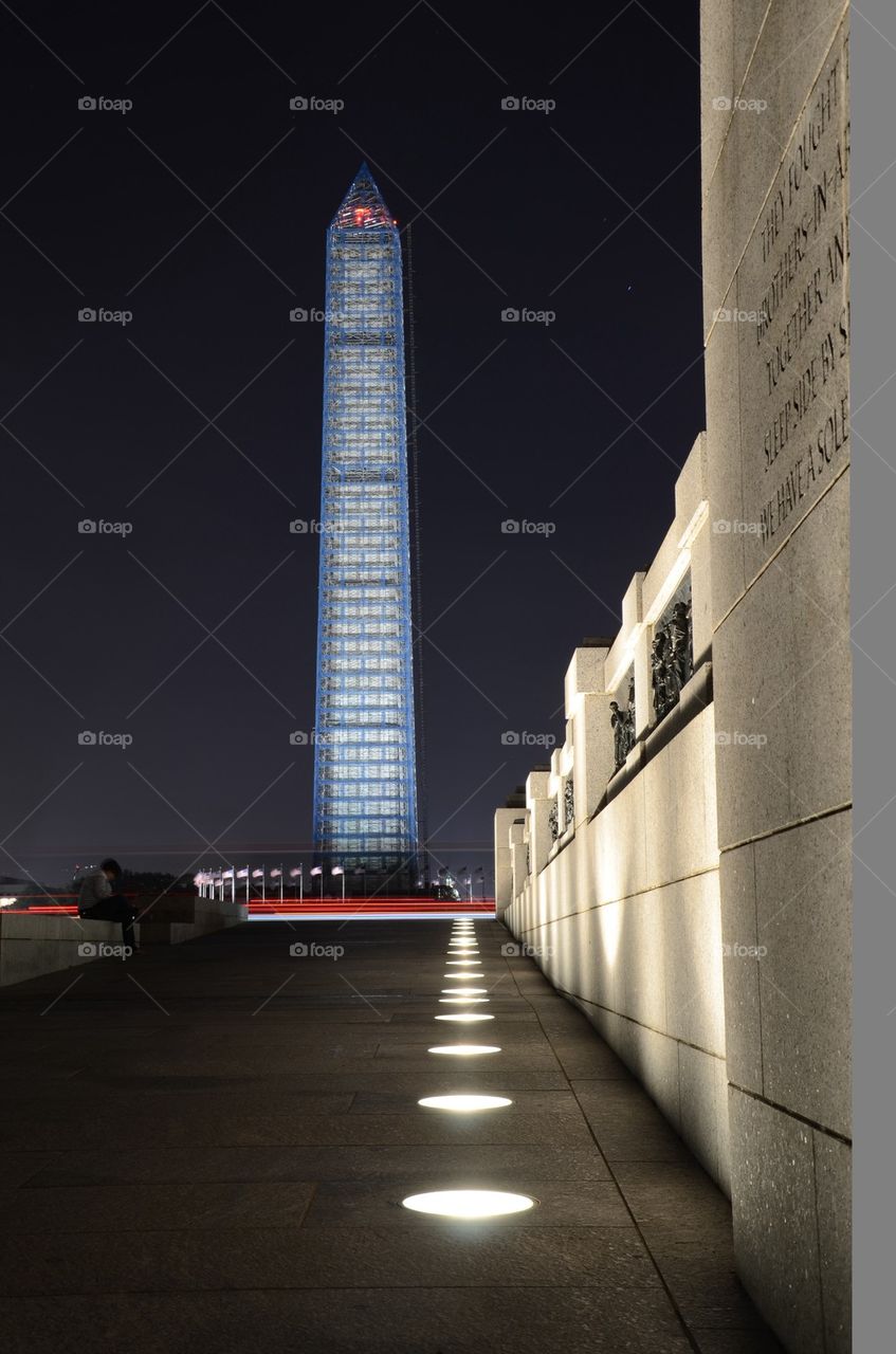 Washinton DC Monument at Night ,USA