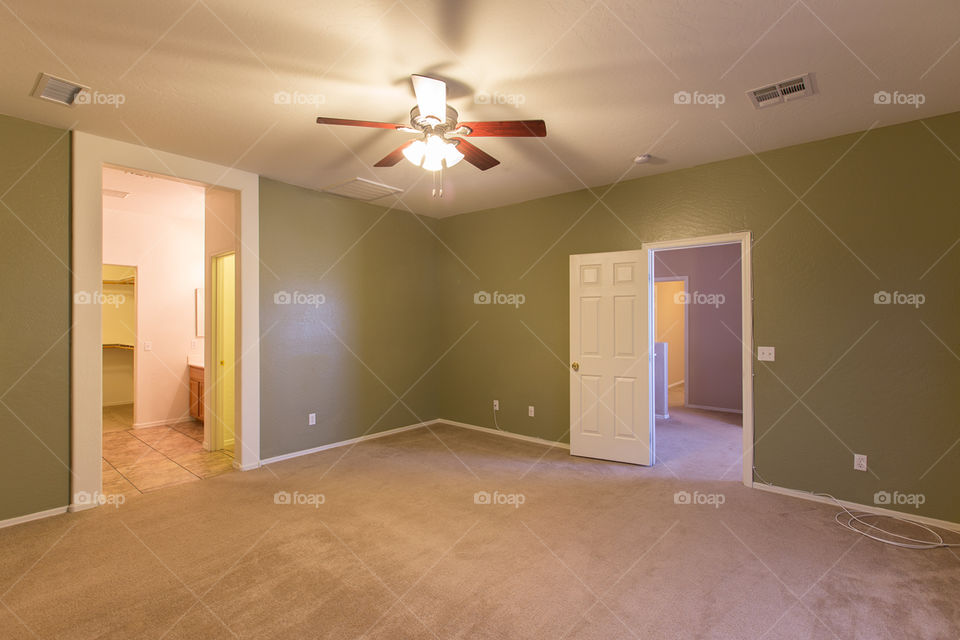 Vacant Master Bedroom