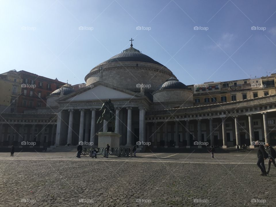 San Francesco di Paola Church, Piazza del Plebiscito, Naples, Italy