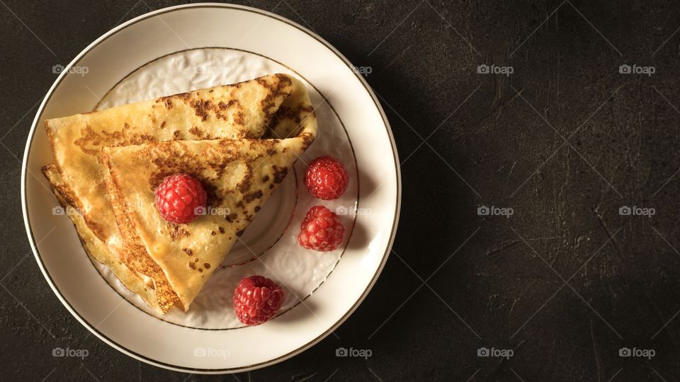 raspberry pancake