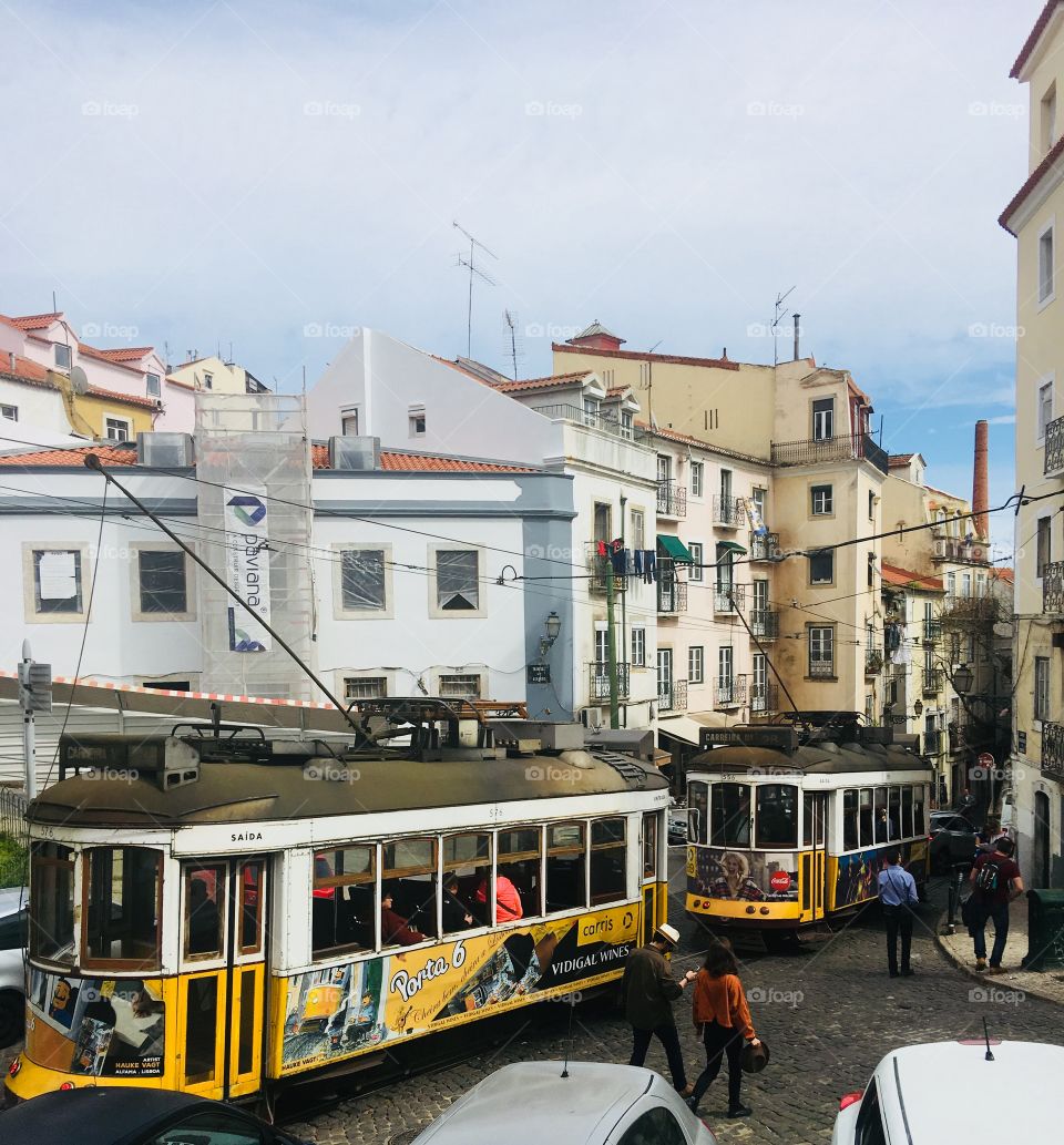Tram in Portugal 