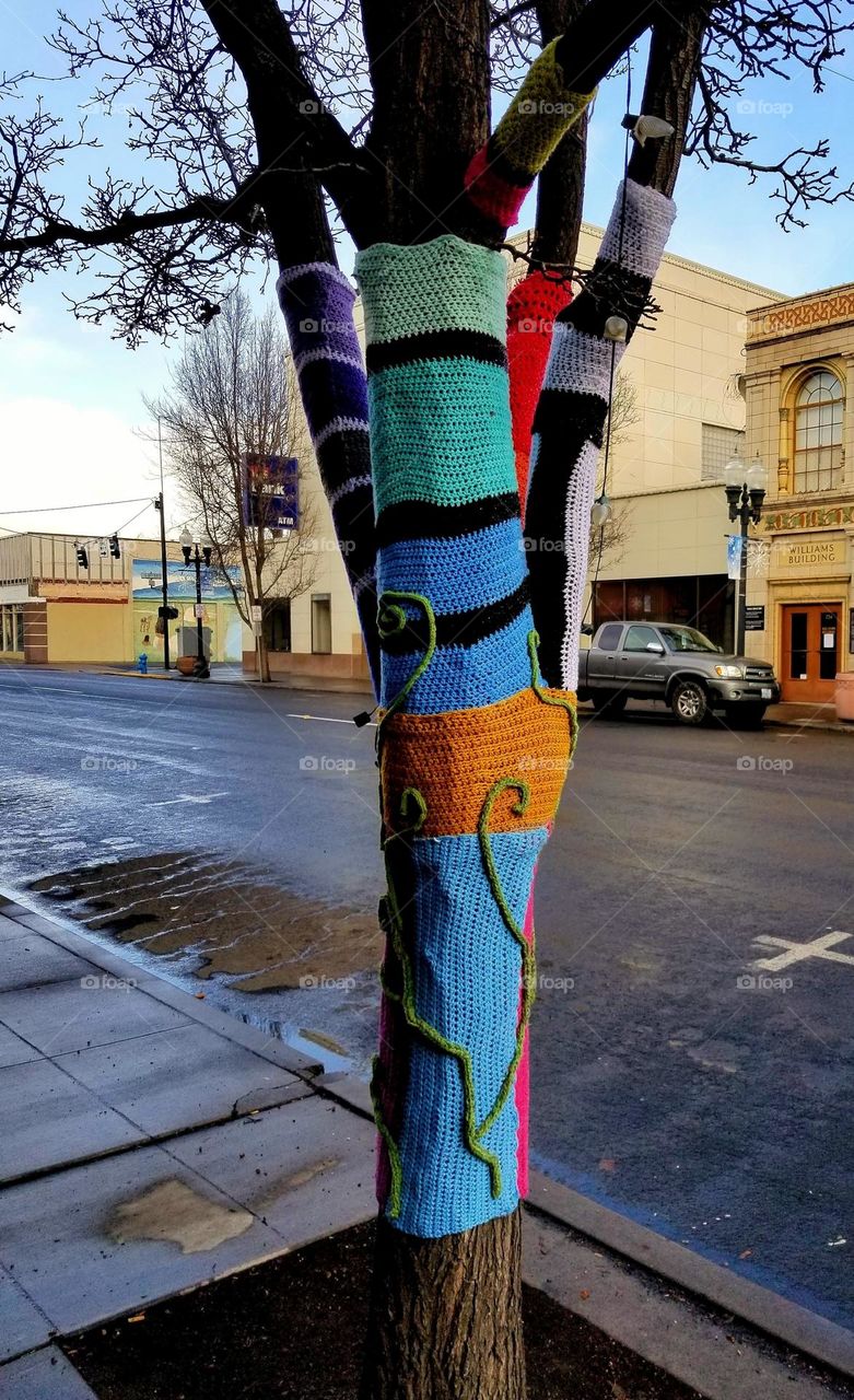 Street Art crochet