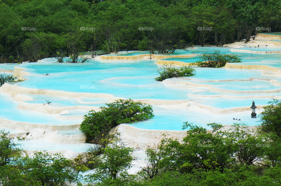 Tibet. Huanglong Scenic and Historic Interest Area