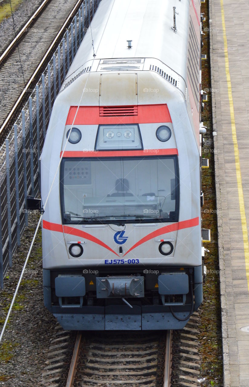 locomotive from front