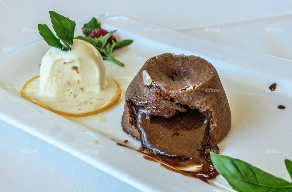 Chocolate souffle