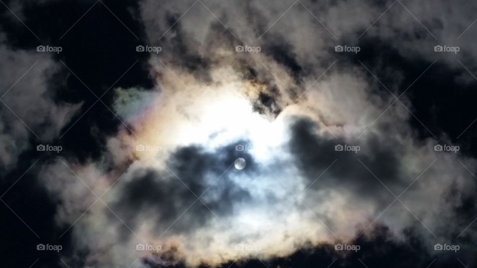 Sun Breaking Through Clouds