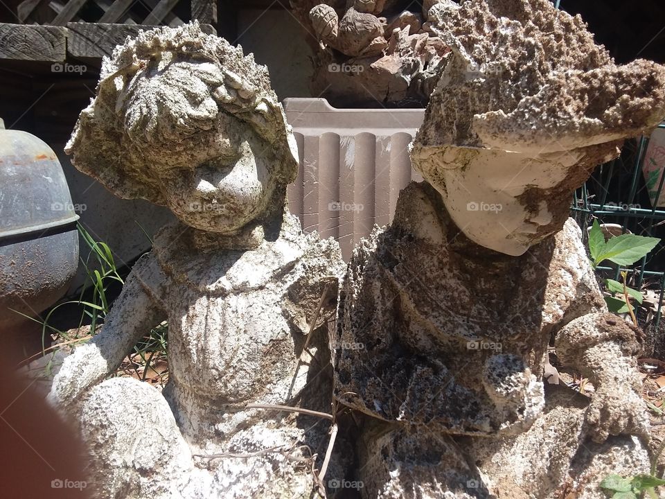 children in the garden