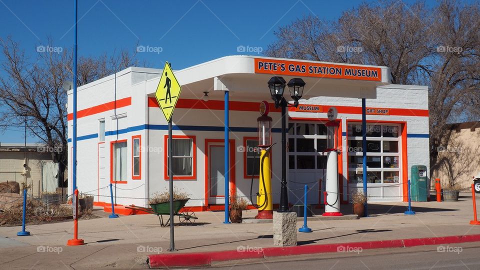 Vintage gas station, route 66