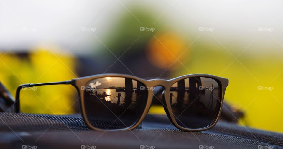 landscape of the sunglasses