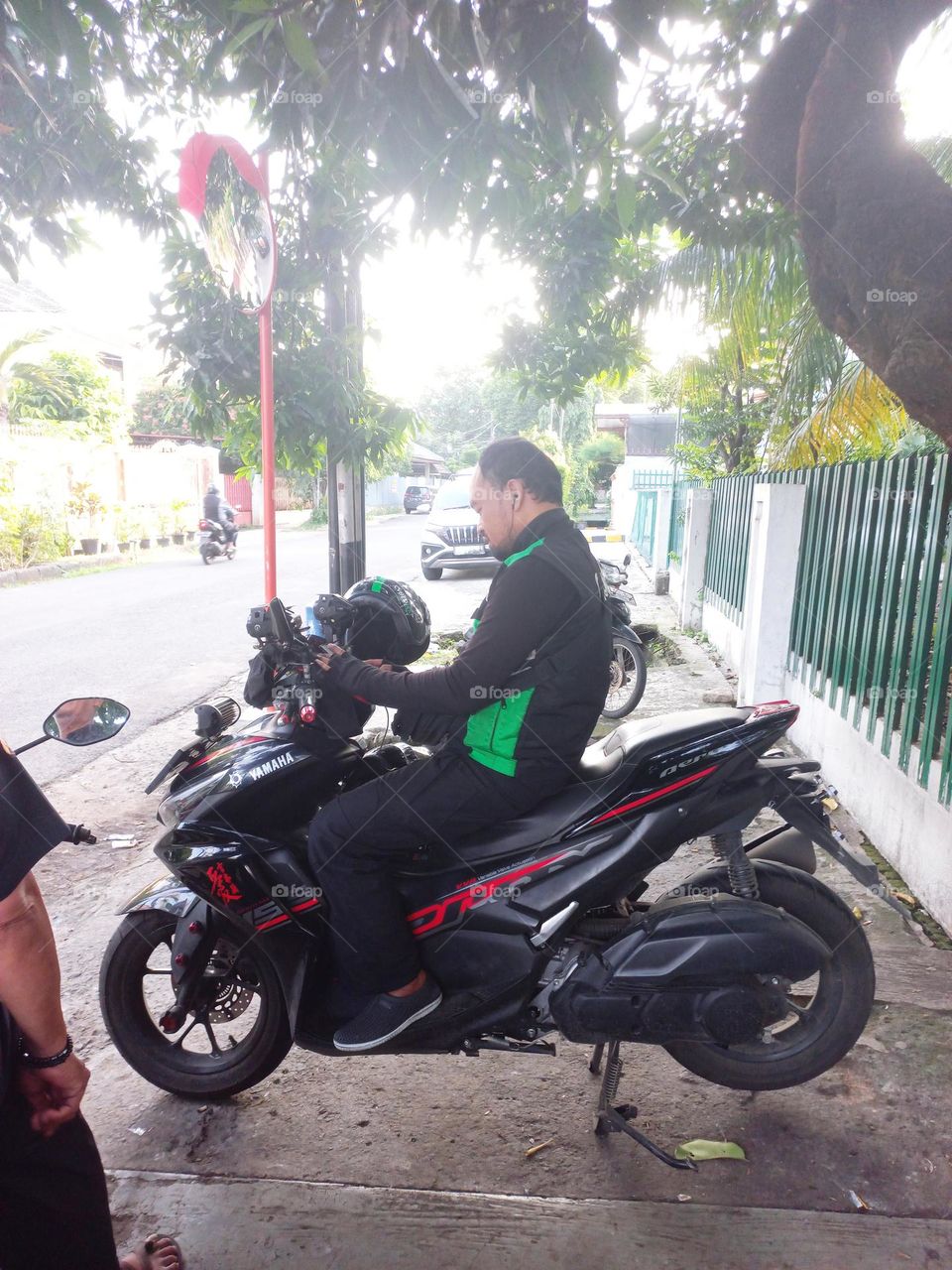 Driver Grabb online motorcycle