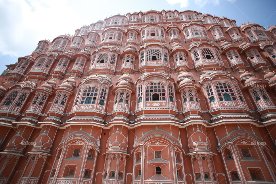 The Hawa Mahal palace in Jaipur