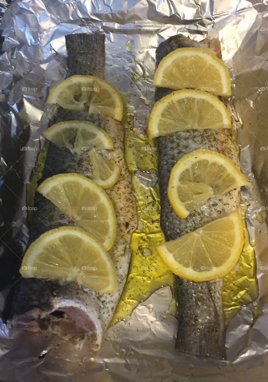 Fish and lemon