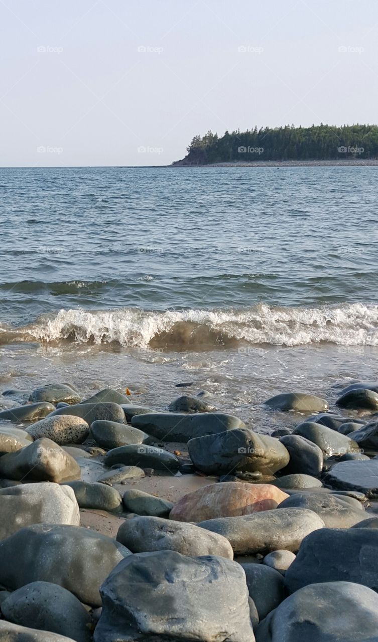 Crashing Waves. East Coast Of Nova Scotia
