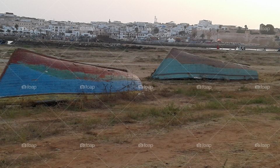 boat on sand