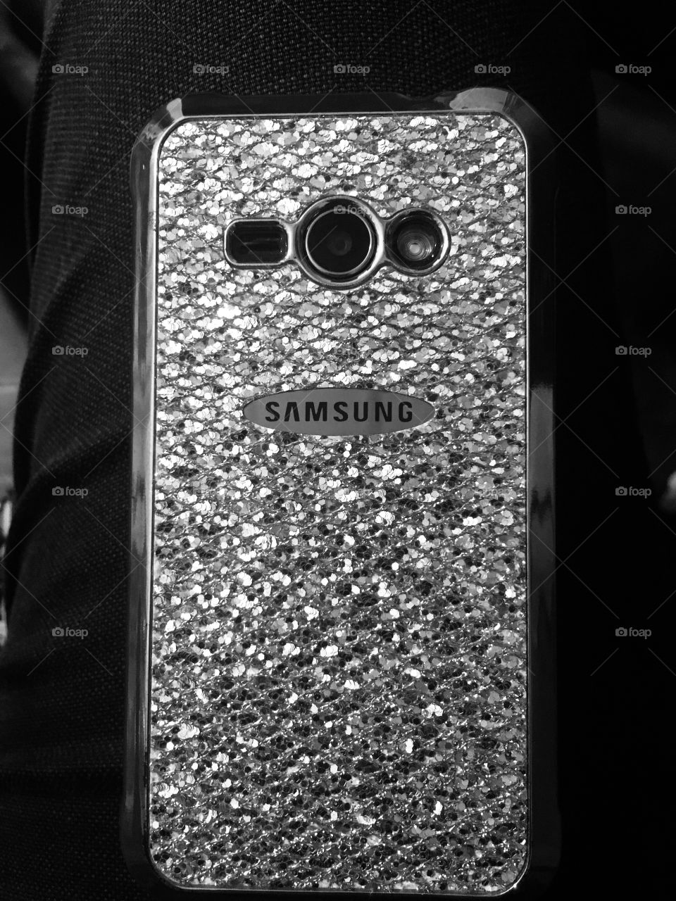 Silver cover Samsung 
