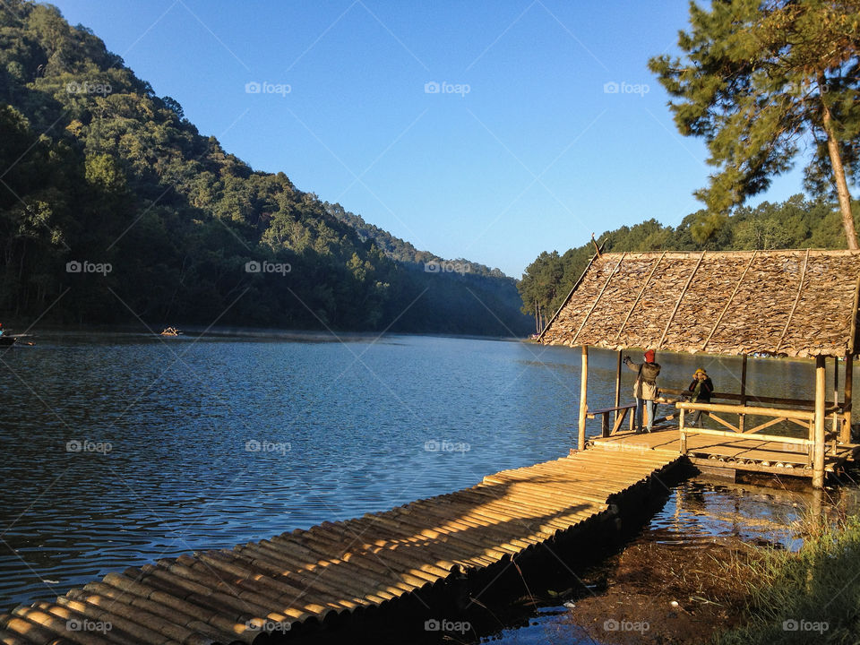 Good night everyone... Lake at Thailand. ❤️💚💙