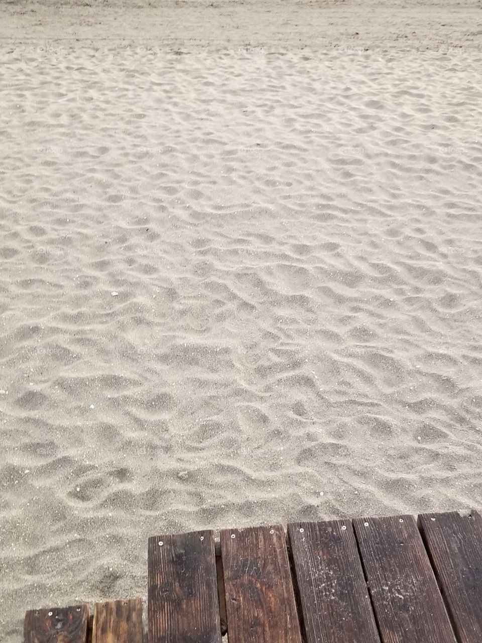 Footprints on the Beach.