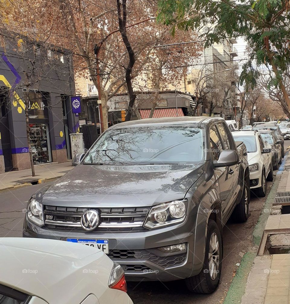 vehículos estacionados