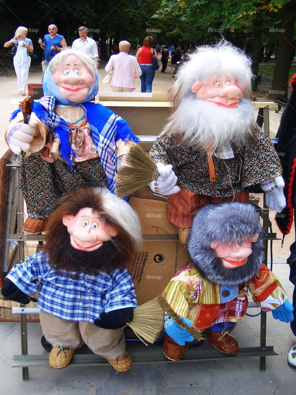 Куклы на ярмарке