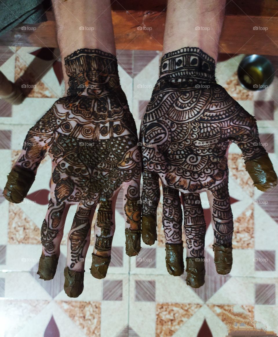 special mehandi in wedding ceremony in india