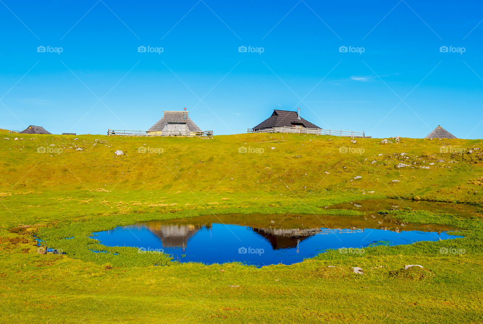 Landscape of rural farmland