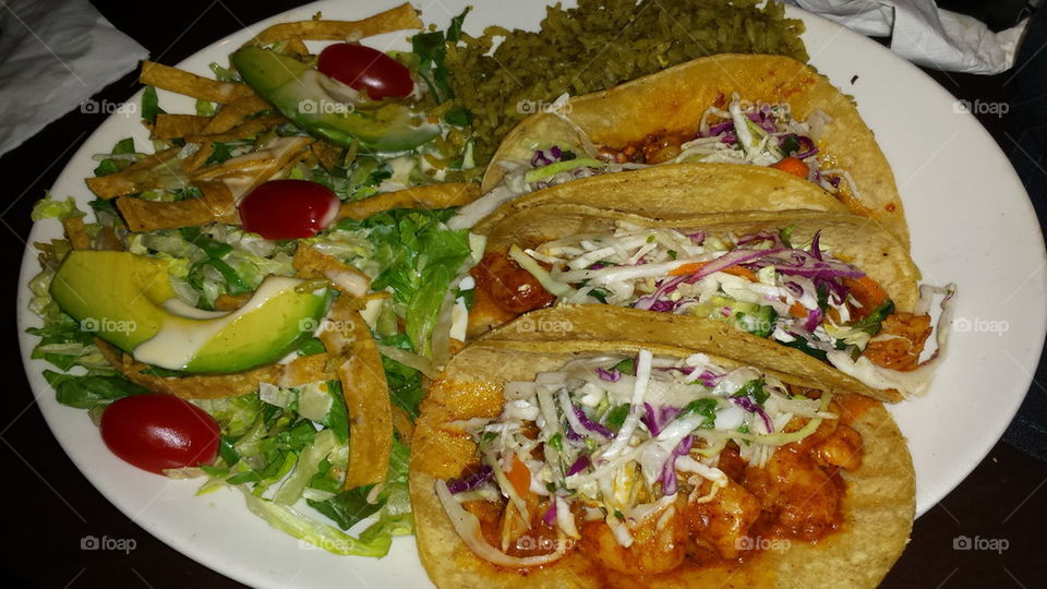 Shrimp tacos