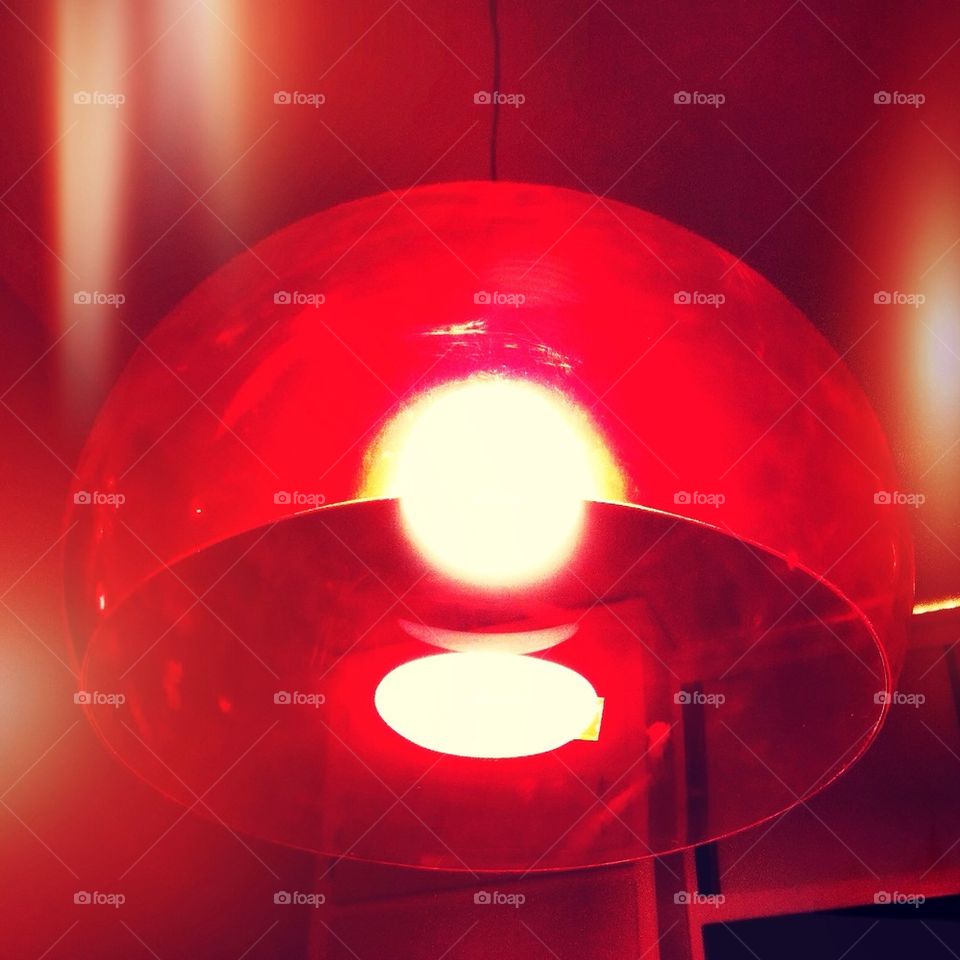 light red lamp plexi by rebelf