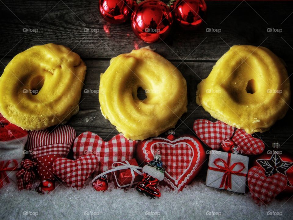 Egg liquor Christmas Cookies