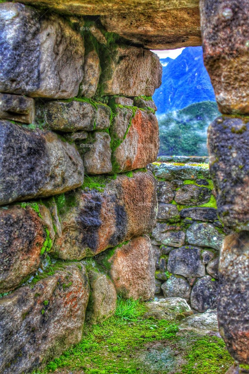 A view from Machu Picchu