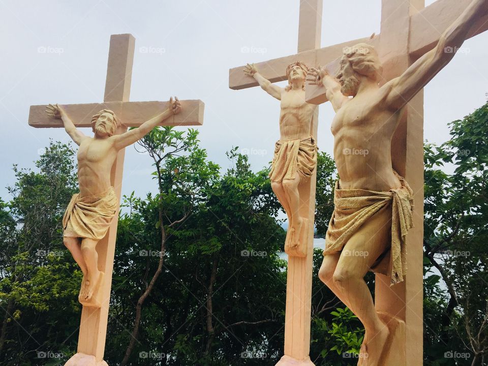 Pray Stations Of The Cross At Pangasinan's Paradise-like Cabo Island. 