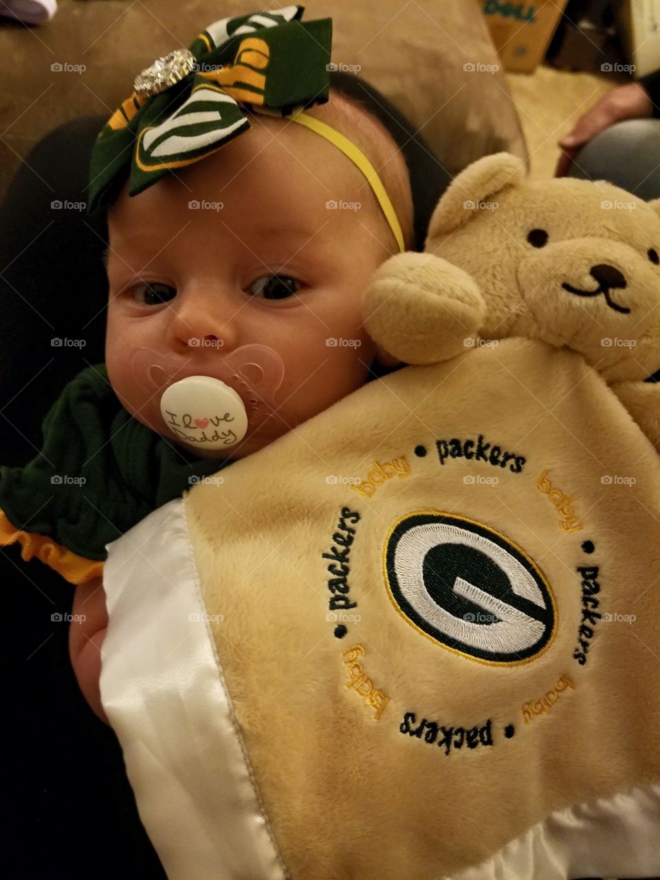 Green Bay Packers baby!