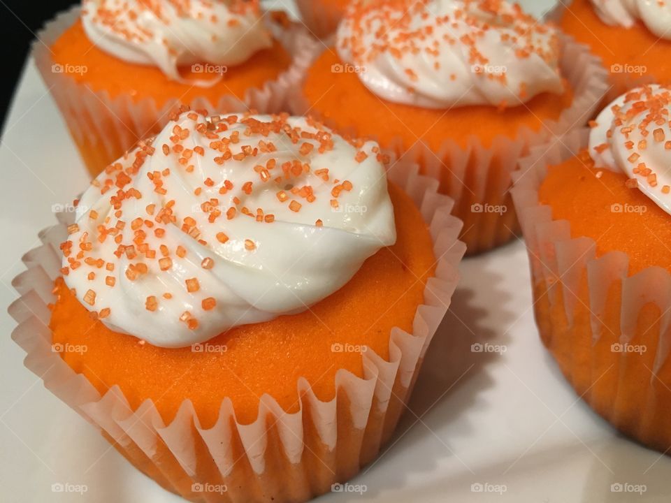 Orange Cupcakes 