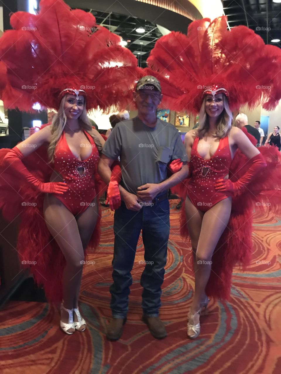 Vegas Showgirl and Gambler