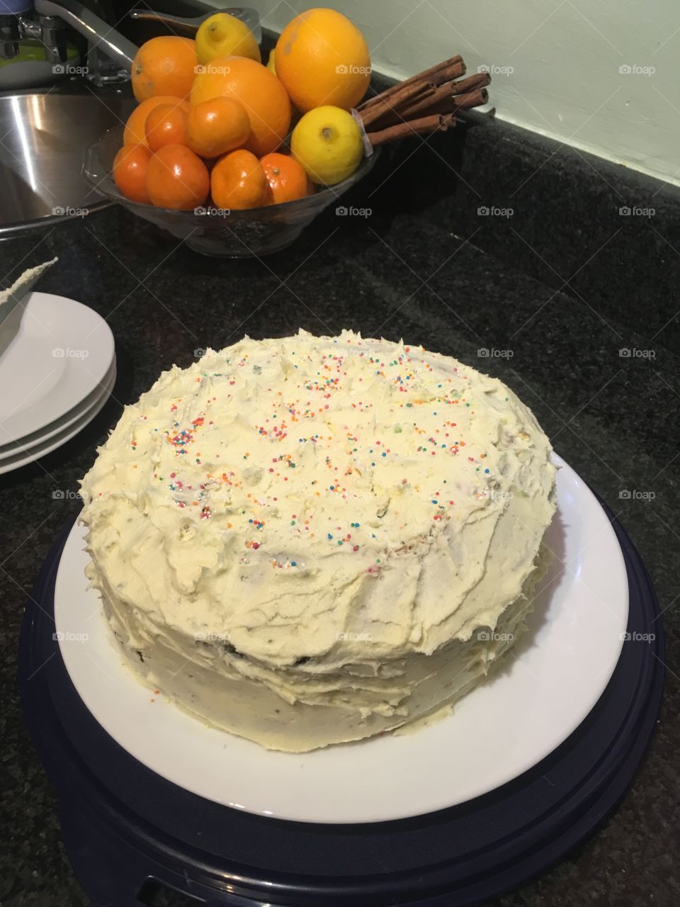 A simple vanilla cake