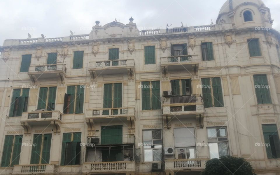 Architectural Building in Downtown Cairo