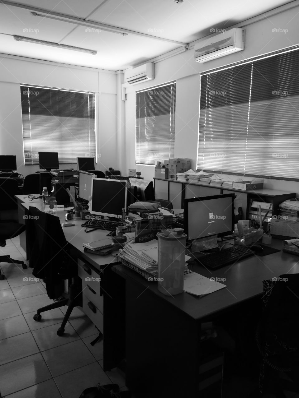 A view inside my office in mono