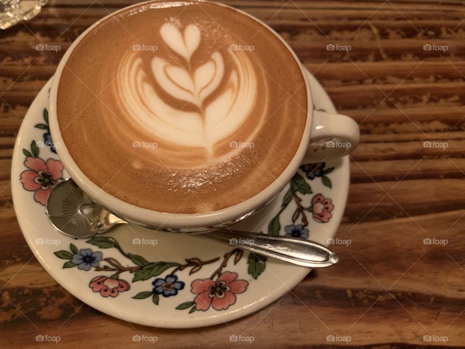 Handcrafted cappuccino 